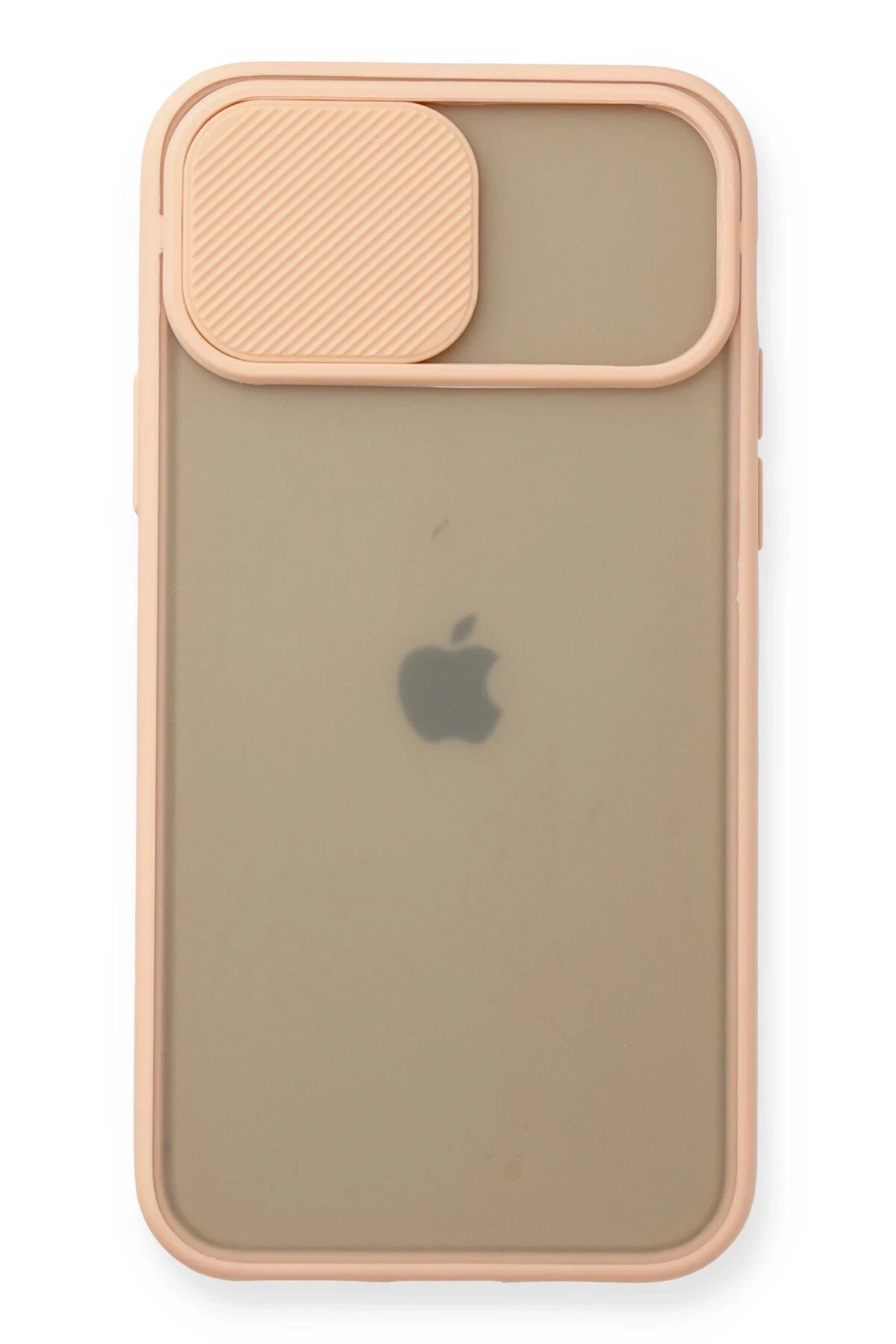 iPhone 11 Pro Kılıf Palm Buzlu Kamera Sürgülü Silikon - Pembe-(5796) - Görsel 2