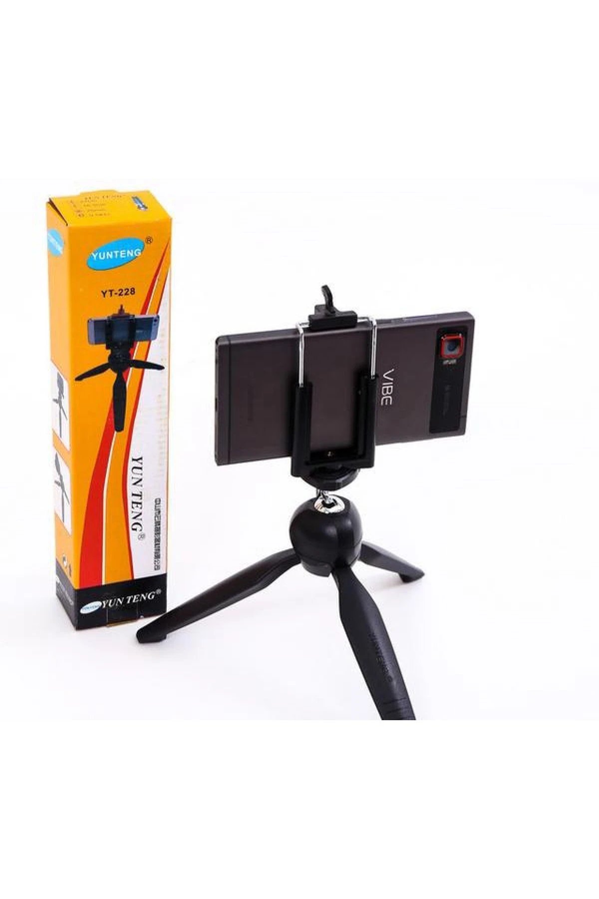 YT228 Telefon Kamera Tripod Stand-(5796) - Görsel 2