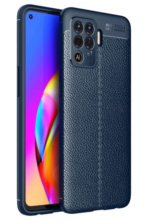 Oppo Reno 5 Lite Kılıf Auto Focus Kapak - Lacivert-(5796)