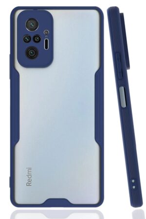 Xiaomi Redmi Note 10 Pro Kılıf Platin Silikon - Lacivert-(5796)