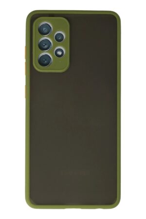 Samsung Galaxy A72 Kılıf Montreal Silikon Kapak - Yeşil-(5796)