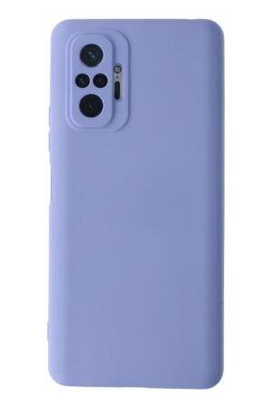 Xiaomi Redmi Note 10 Pro Kılıf Nano içi Kadife Silikon - Lila-(5796)