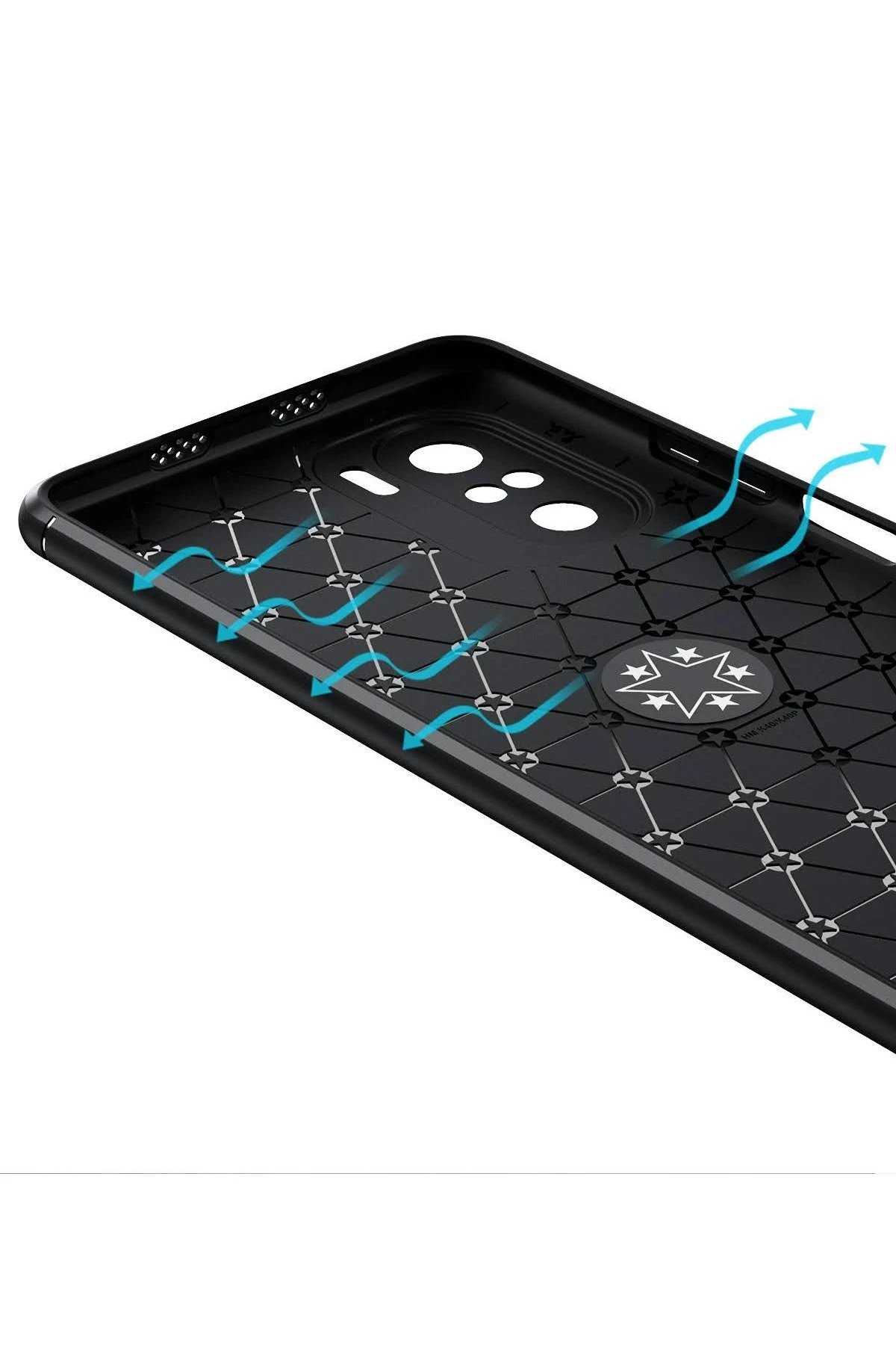 Xiaomi Poco F3 Kılıf Range Yüzüklü Silikon - Kırmızı-(5796) - Görsel 3