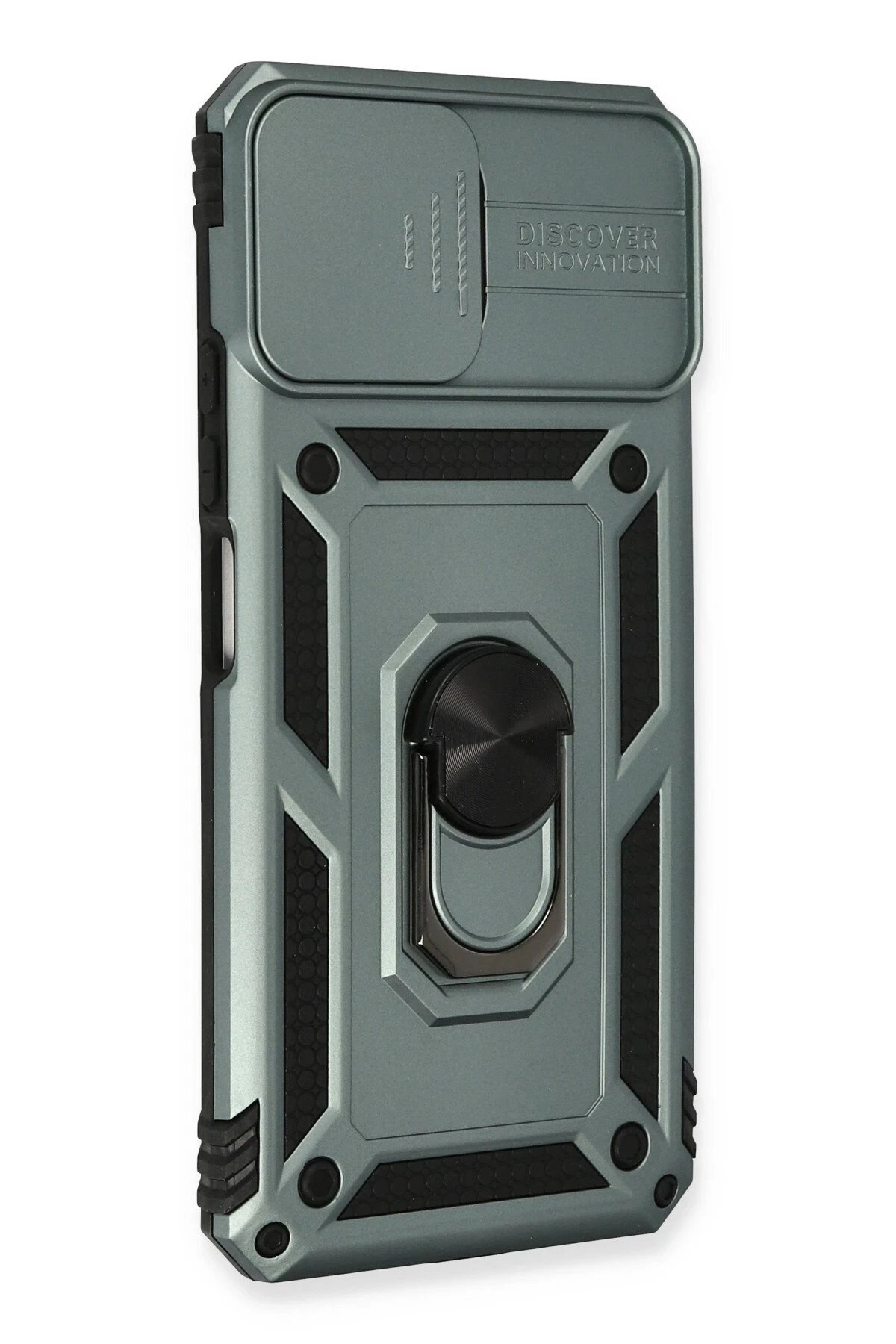 Xiaomi Mİ 11 Lite Kılıf Pars Lens Yüzüklü Silikon - Yeşil-(5796) - Görsel 2