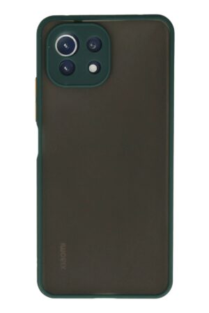 Xiaomi Mİ 11 Lite Kılıf Montreal Silikon Kapak - Yeşil-(5796)