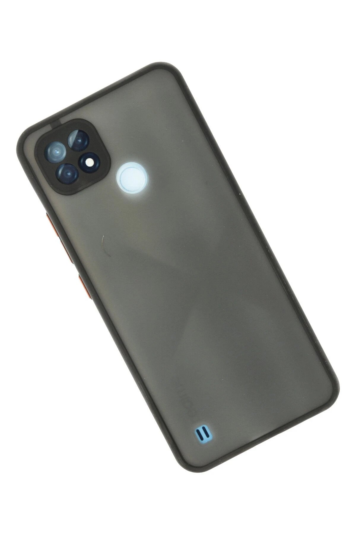 Realme C21 Kılıf Montreal Silikon Kapak - Siyah-(5796) - Görsel 2