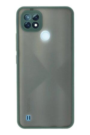 Realme C21 Kılıf Montreal Silikon Kapak - Yeşil-(5796)