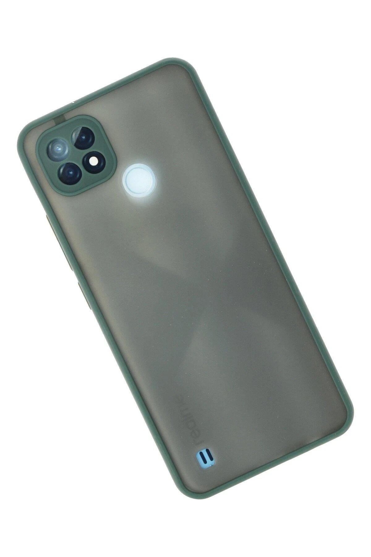 Realme C21 Kılıf Montreal Silikon Kapak - Yeşil-(5796) - Görsel 2
