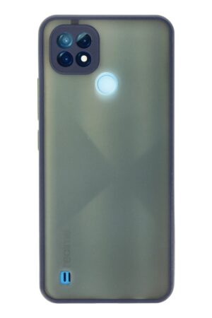 Realme C21 Kılıf Montreal Silikon Kapak - Lacivert-(5796)