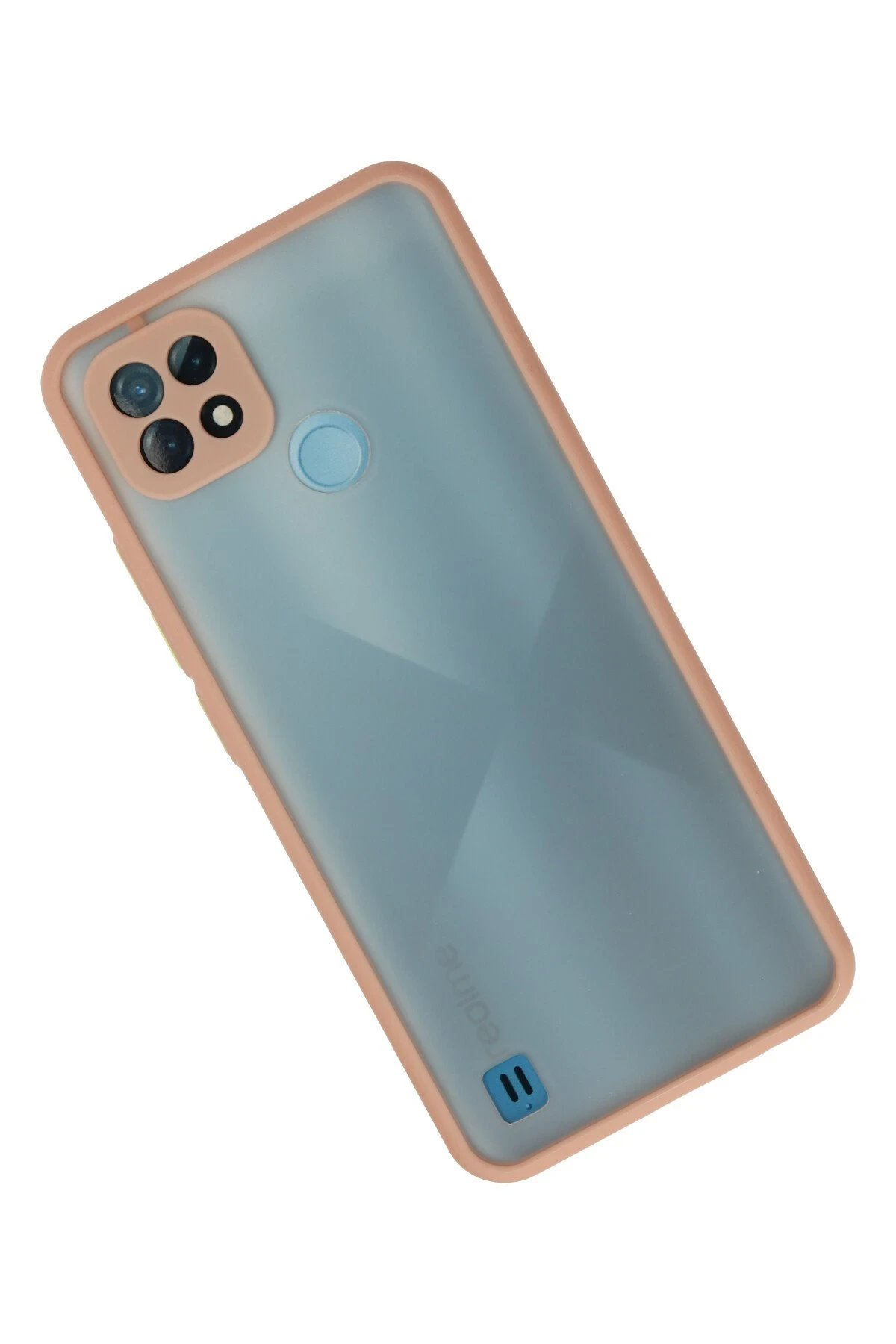 Realme C21 Kılıf Montreal Silikon Kapak - Pembe-(5796) - Görsel 2