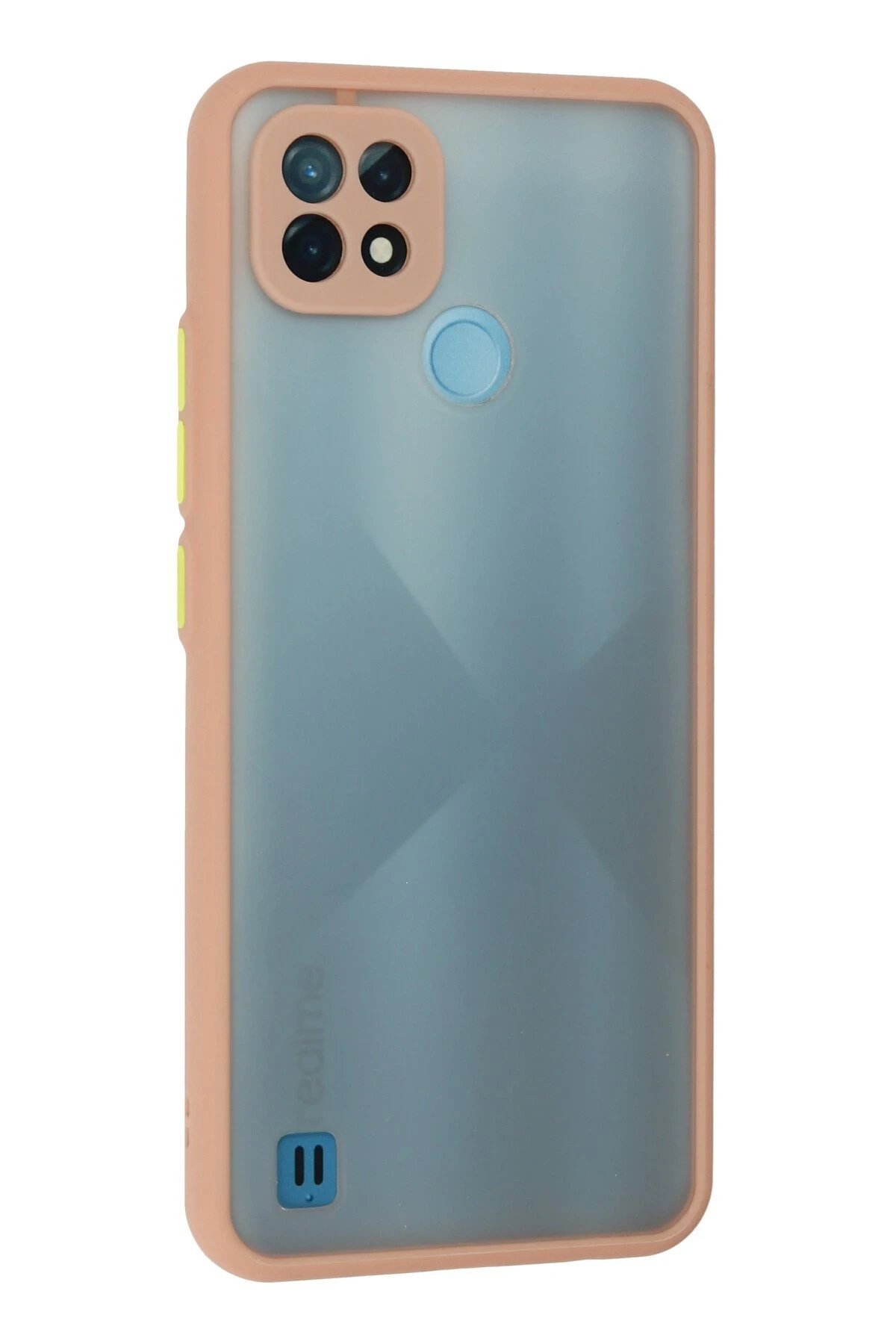 Realme C21 Kılıf Montreal Silikon Kapak - Pembe-(5796) - Görsel 3