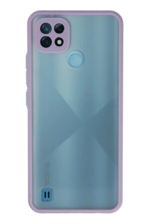 Realme C21 Kılıf Montreal Silikon Kapak - Mor-(5796)