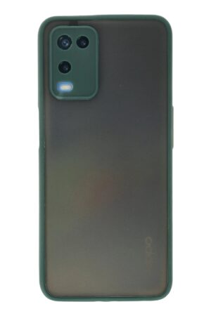 Oppo A54 4G Kılıf Montreal Silikon Kapak - Yeşil-(5796)