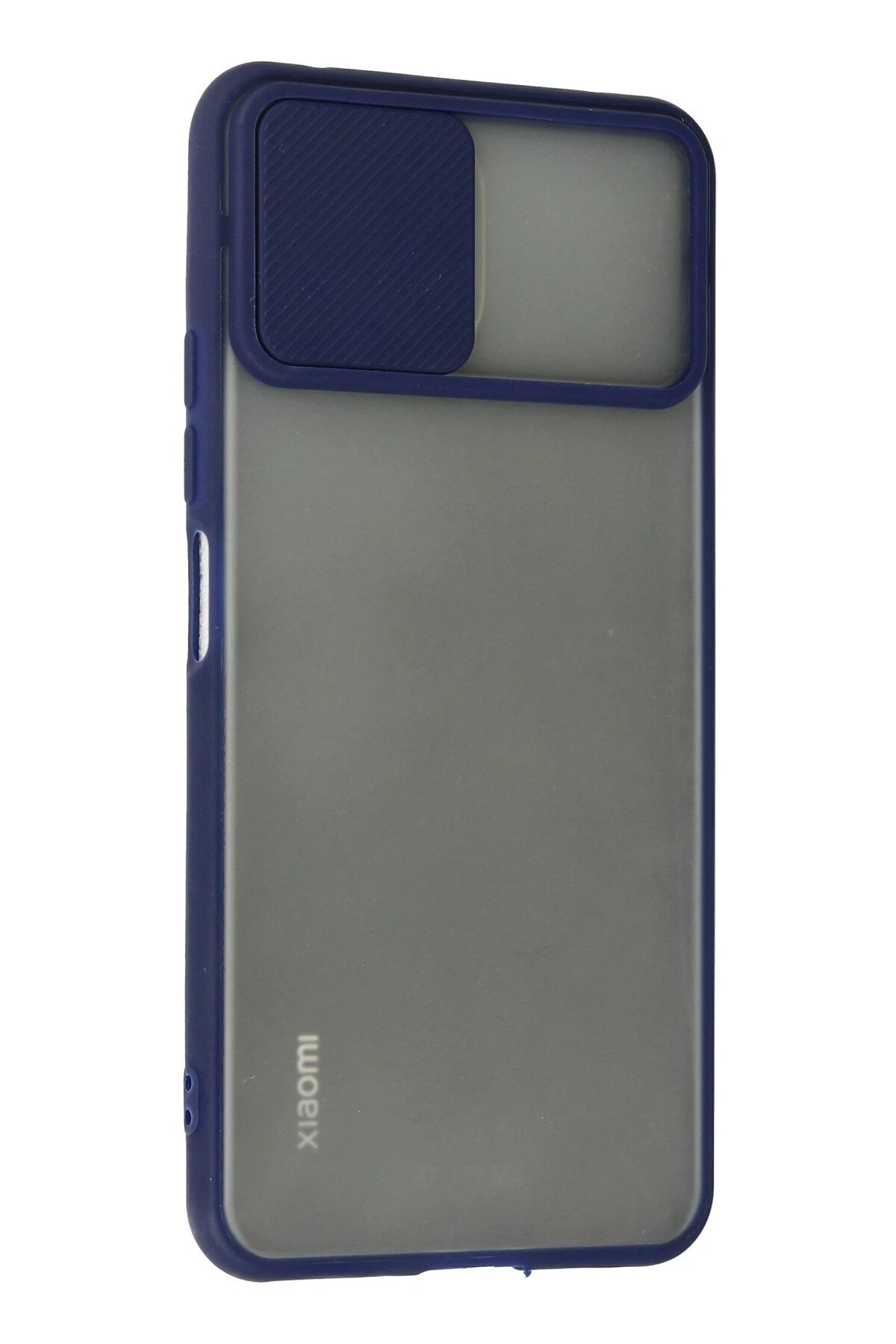 Xiaomi Mİ 11 Lite Kılıf Palm Buzlu Kamera Sürgülü Silikon - Lacivert-(5796) - Görsel 3