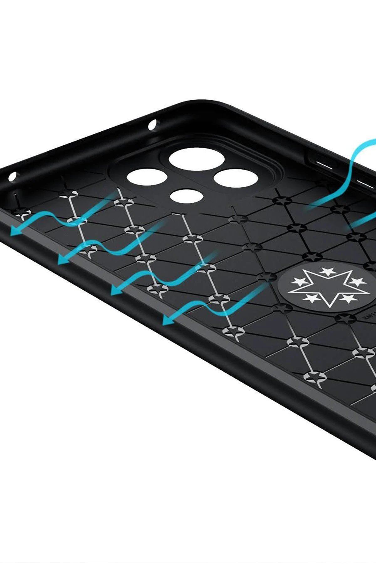 Xiaomi Mİ 11 Lite Kılıf Range Yüzüklü Silikon - Kırmızı-(5796) - Görsel 4