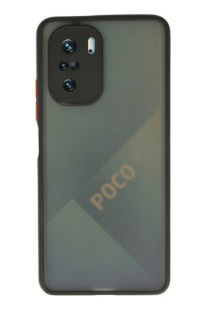 Xiaomi Poco F3 Kılıf Montreal Silikon Kapak - Siyah-(5796)