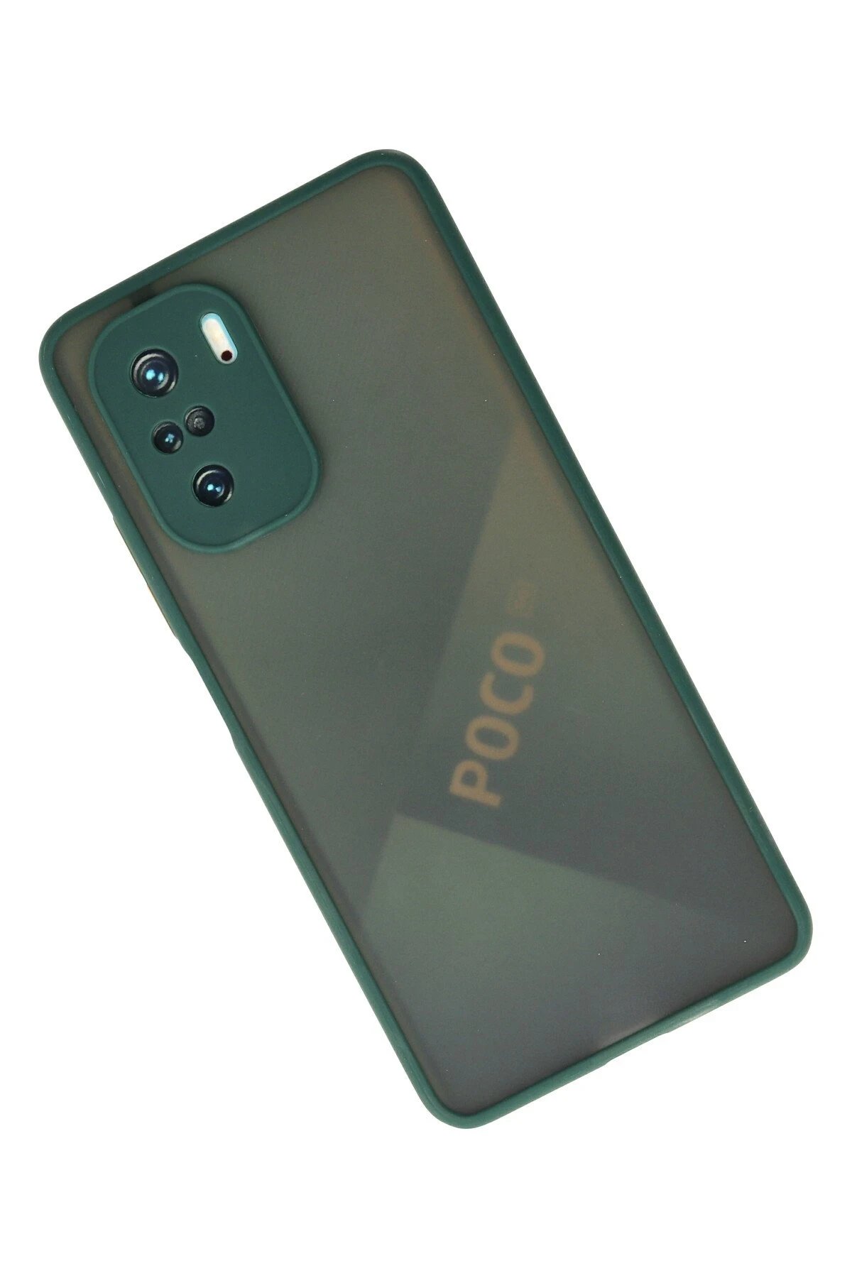 Xiaomi Poco F3 Kılıf Montreal Silikon Kapak - Yeşil-(5796) - Görsel 3