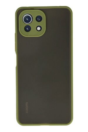 Xiaomi Mİ 11 Lite Kılıf Montreal Silikon Kapak - Açık Yeşil-(5796)