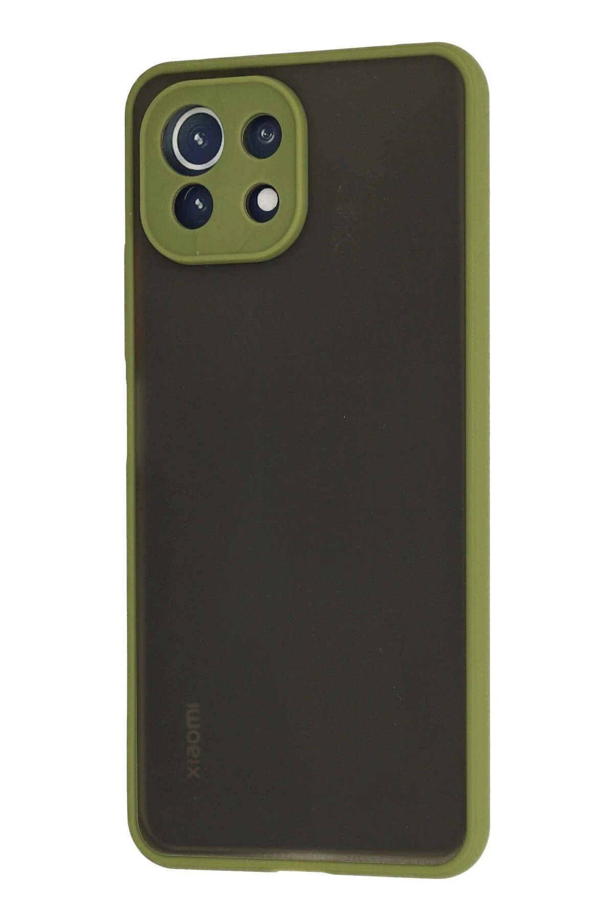 Xiaomi Mİ 11 Lite Kılıf Montreal Silikon Kapak - Açık Yeşil-(5796) - Görsel 3