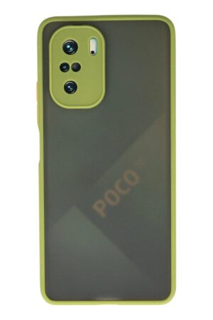 Xiaomi Poco F3 Kılıf Montreal Silikon Kapak - Açık Yeşil-(5796)