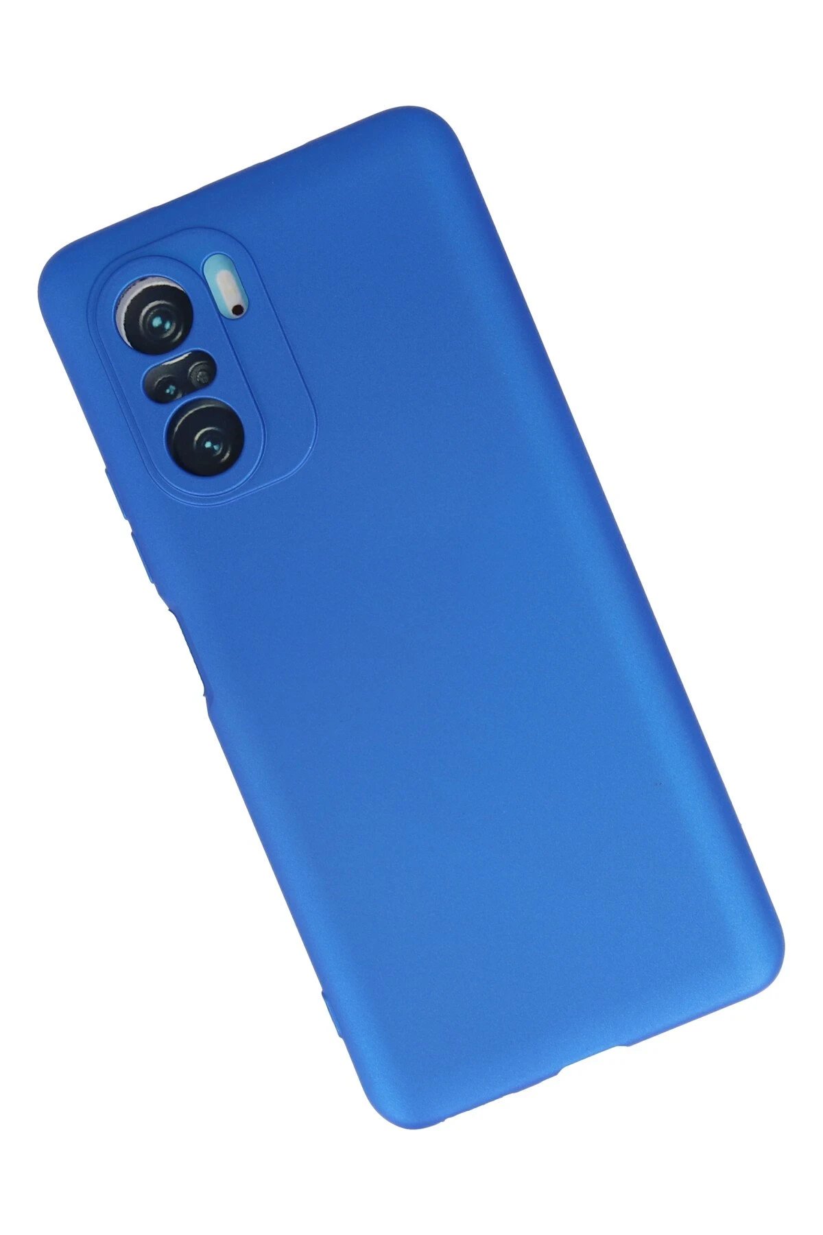 Xiaomi Poco F3 Kılıf First Silikon - Mavi-(5796) - Görsel 2