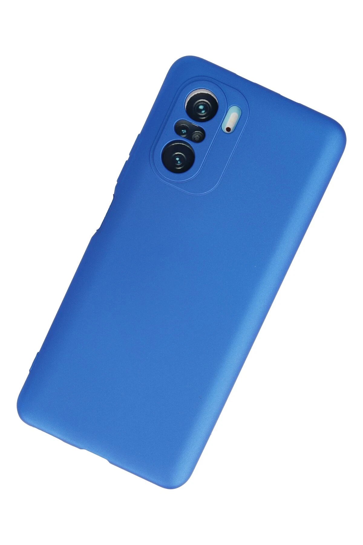 Xiaomi Poco F3 Kılıf First Silikon - Mavi-(5796) - Görsel 3