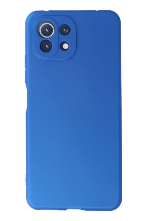 Xiaomi Mİ 11 Lite Kılıf First Silikon - Mavi-(5796)