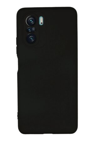 Xiaomi Poco F3 Kılıf Nano içi Kadife Silikon - Siyah-(5796)