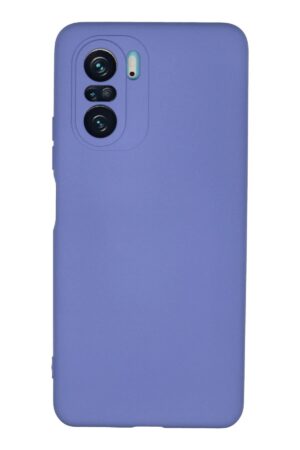 Xiaomi Poco F3 Kılıf Nano içi Kadife Silikon - Lila-(5796)