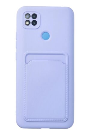 Xiaomi Redmi 9C Kılıf Kelvin Kartvizitli Silikon - Lila-(5796)