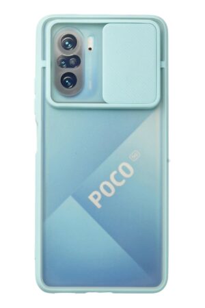 Xiaomi Poco F3 Kılıf Palm Buzlu Kamera Sürgülü Silikon uaz-(5796)