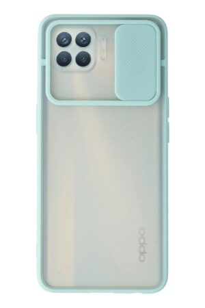 Oppo Reno 4 Lite Kılıf Palm Buzlu Kamera Sürgülü Silikon uaz-(5796)