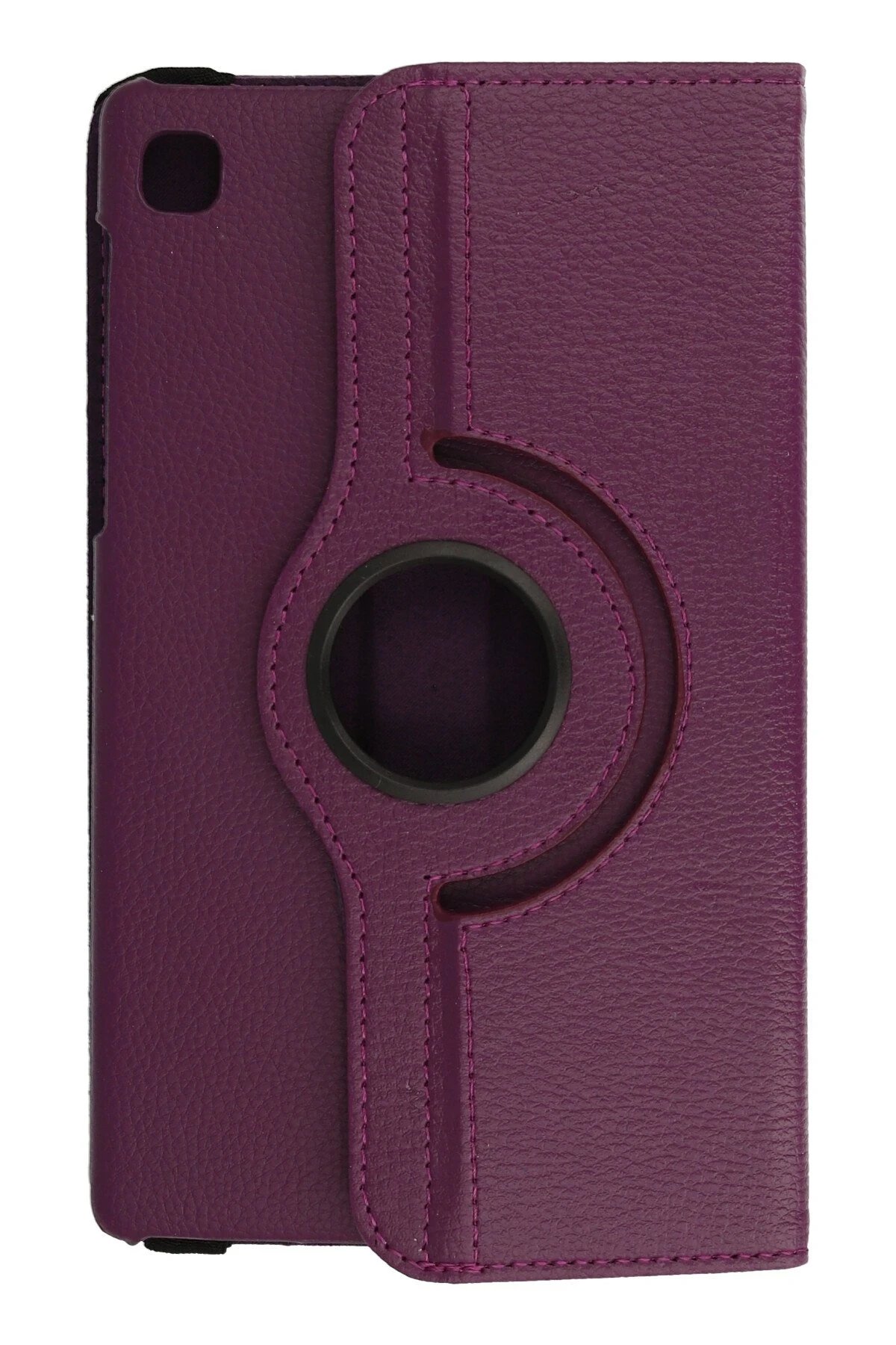 Samsung Galaxy T220 Tab A7 Lite 8.7 Kılıf 360 Tablet Deri Kılıf - Mürdüm-(5796) - Görsel 2