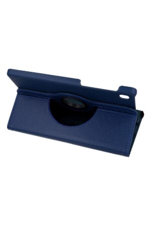 Samsung Galaxy T220 Tab A7 Lite 8.7 Kılıf 360 Tablet Deri Kılıf - Lacivert-(5796)