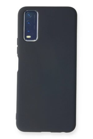 Vivo Y11S Kılıf Nano içi Kadife Silikon - Lacivert-(5796)