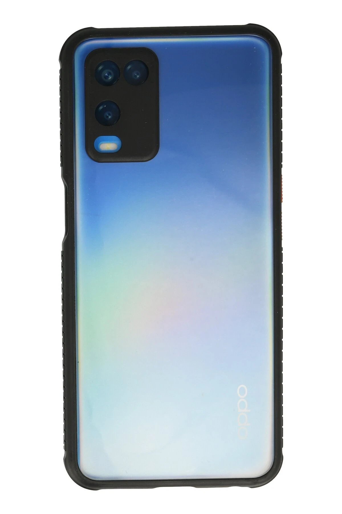 Oppo A54 4G Kılıf Miami Şeffaf Silikon - Siyah-(5796)