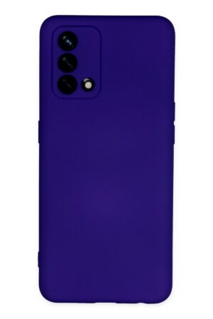 Oppo A74 4G Kılıf Nano içi Kadife Silikon - Mor-(5796)