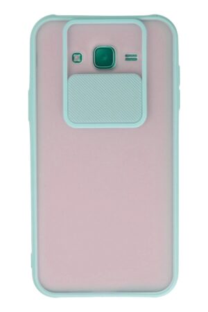 Samsung Galaxy J7 Kılıf Palm Buzlu Kamera Sürgülü Silikon uaz-(5796)
