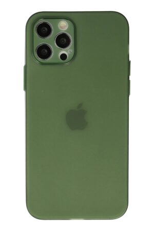 iPhone 12 Pro Max Kılıf Puma Silikon - Yeşil-(5796)