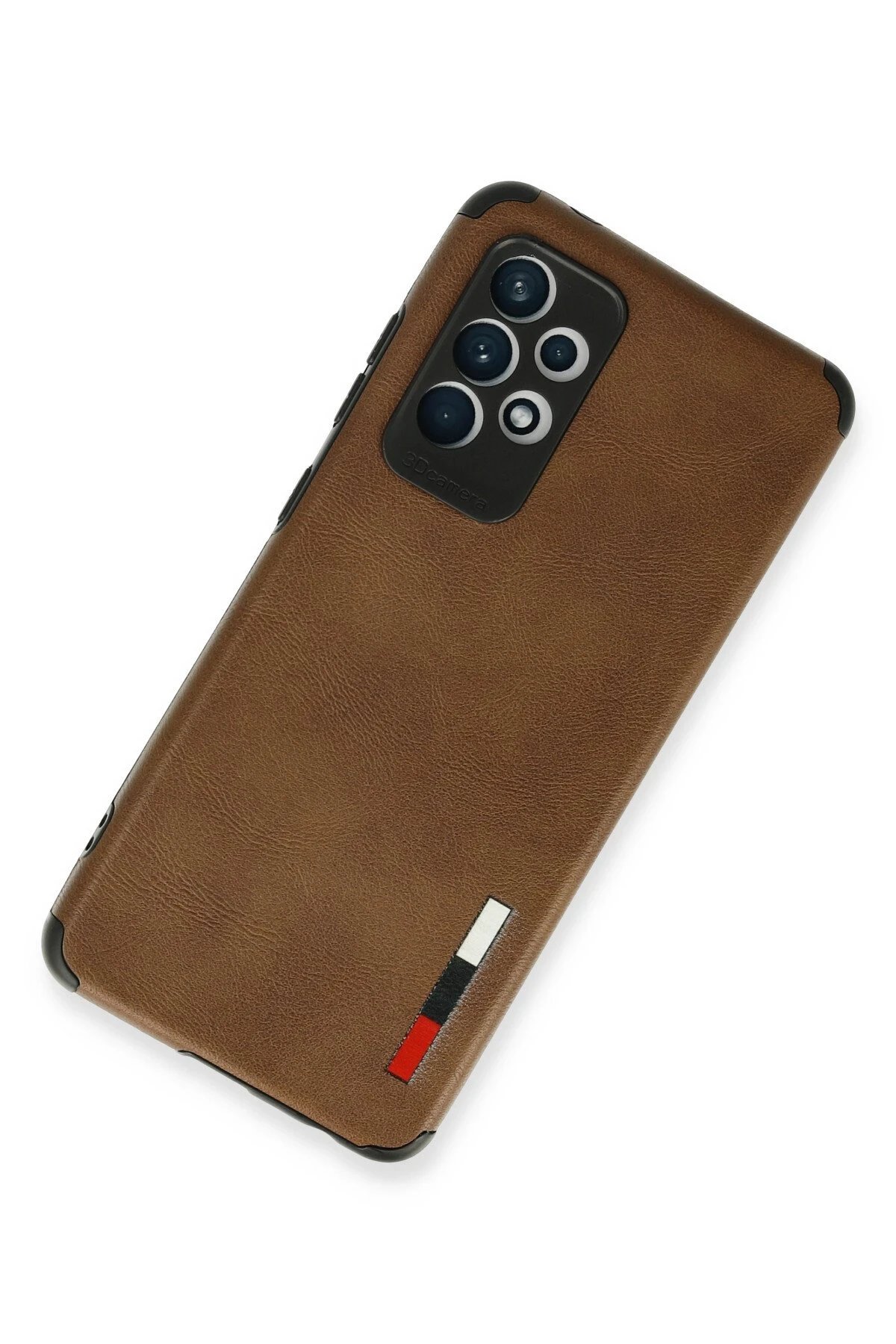 Samsung Galaxy A72 Kılıf Loop Deri Silikon - Kahverengi-(5796) - Görsel 2