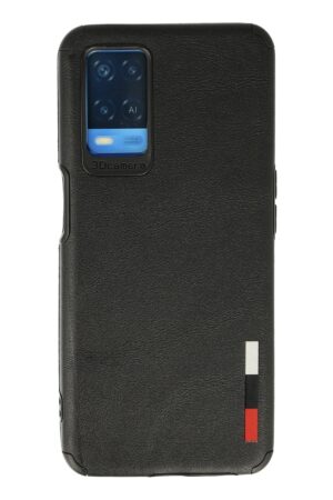 Oppo A54 4G Kılıf Loop Deri Silikon - Siyah-(5796)