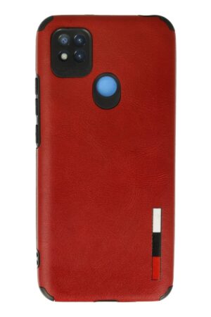 Xiaomi Redmi 9C Kılıf Loop Deri Silikon - Kırmızı-(5796)