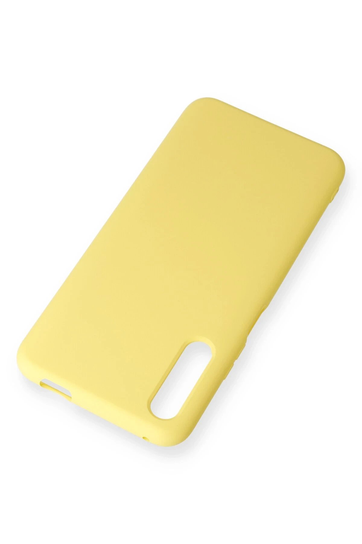 Huawei P Smart Pro / Y9S Kılıf Nano içi Kadife Silikon - Sarı-(5796) - Görsel 2