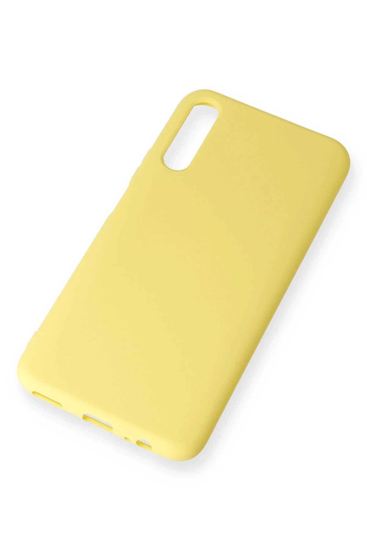 Huawei P Smart Pro / Y9S Kılıf Nano içi Kadife Silikon - Sarı-(5796) - Görsel 3