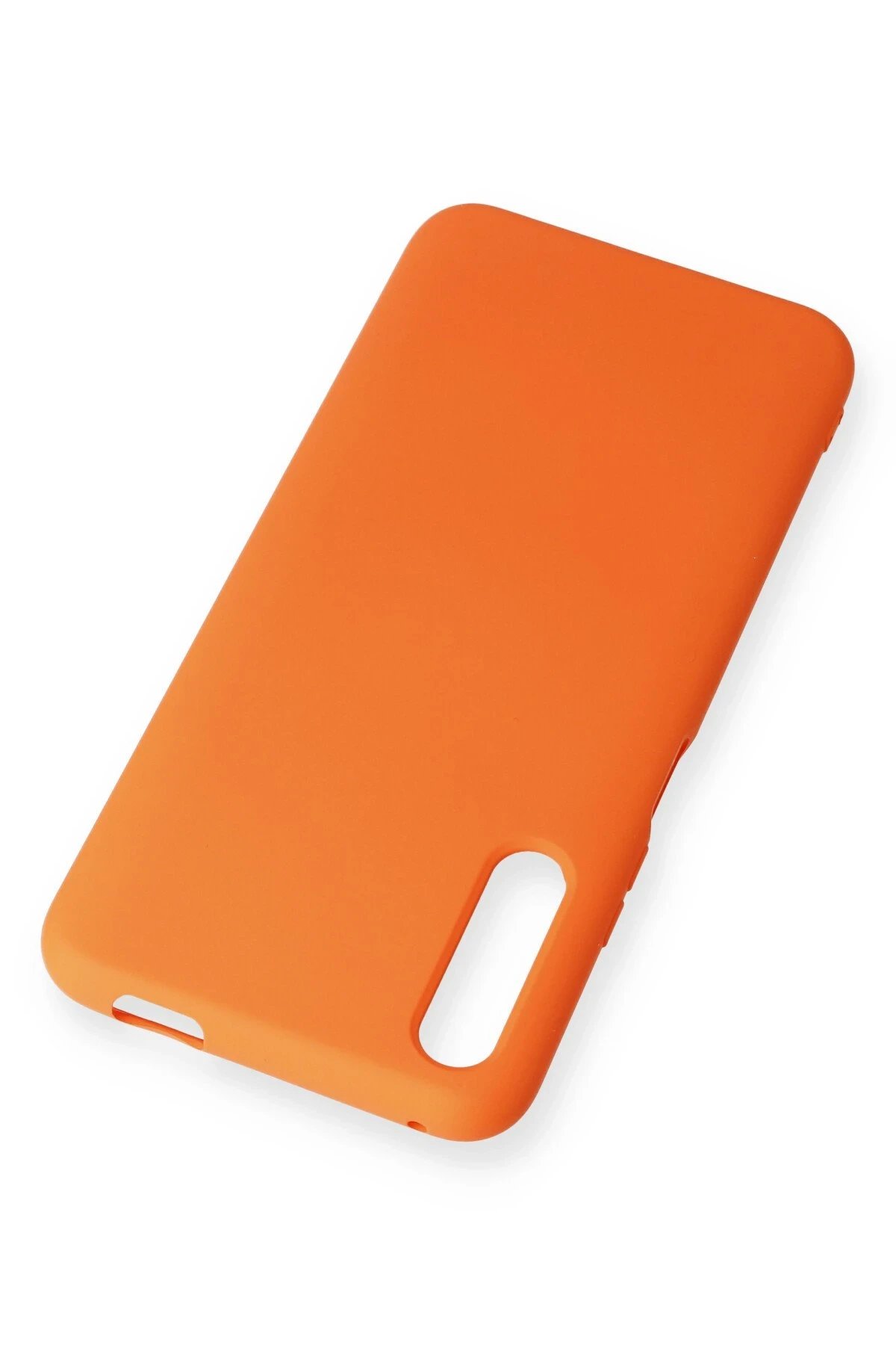 Huawei P Smart Pro / Y9S Kılıf Nano içi Kadife Silikon - Turuncu-(5796) - Görsel 2