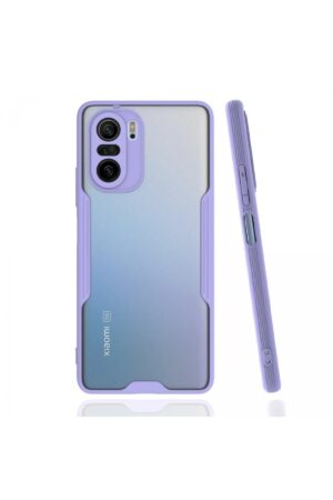 Xiaomi Poco F3 Kılıf Platin Silikon - Lila-(5796)
