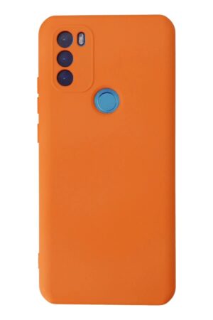 General Mobile GM 21 Plus Kılıf Nano içi Kadife Silikon - Turuncu-(5796)