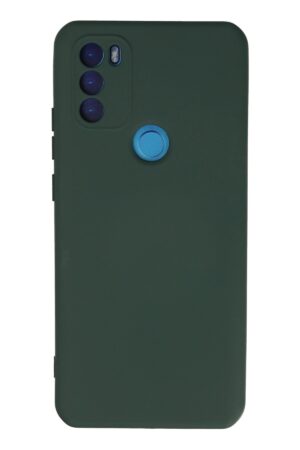 General Mobile GM 21 Plus Kılıf Nano içi Kadife Silikon - Koyu Yeşil-(5796)