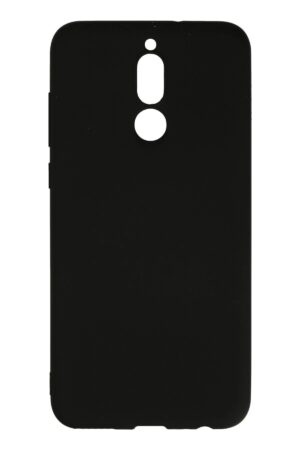 Huawei Mate 10 Lite Kılıf Nano içi Kadife Silikon - Siyah-(5796)