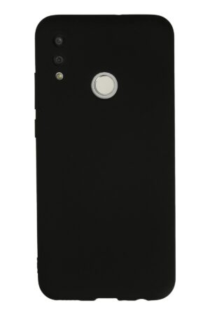 Huawei P Smart 2019 Kılıf Nano içi Kadife Silikon - Siyah-(5796)